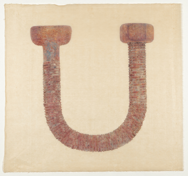 Laine Groeneweg, ‘Rusty Horseshoe ’, 2020, Print, Silkscreen on Japanese Yame Kozo, CMS Art Projects