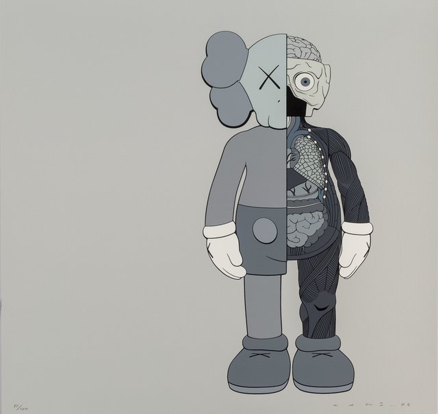 KAWS | Dissected Companion (Grey) (2006) | Artsy