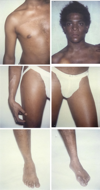 Andy Warhol, ‘Jean-Michel Basquiat Six Polaroids’, 1983, Photography, Polaroid, Polacolor, Heather James Fine Art