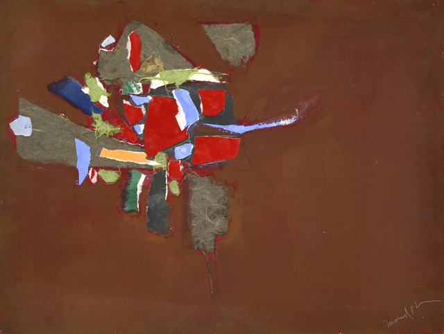 Beatrice Mandelman, ‘Space Series #56 (60-SP 5-22)’, 1954, Mixed Media, Collage and acrylic on mat board, 203 Fine Art