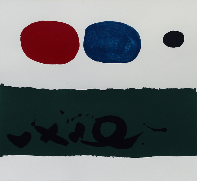 Adolph Gottlieb, ‘Green Foreground’, 1972, Print, Screenprint in Colors, Matthews Gallery