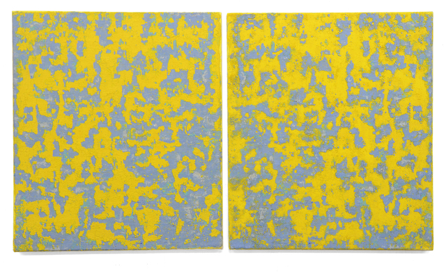 Rainer Gross, ‘Yeung Twins’, 2017, Painting, Oil and Pigment on Canvas, Margaret Thatcher Projects