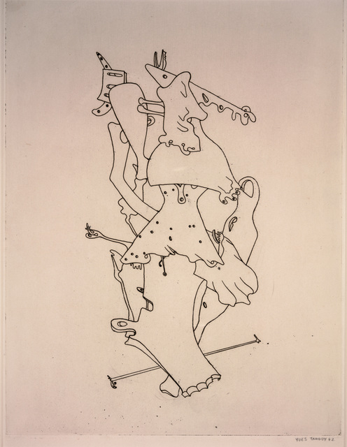 Yves Tanguy, ‘Composition from Surrealist Portfolio VVV’, 1942, Print, Etching, Dallas Museum of Art