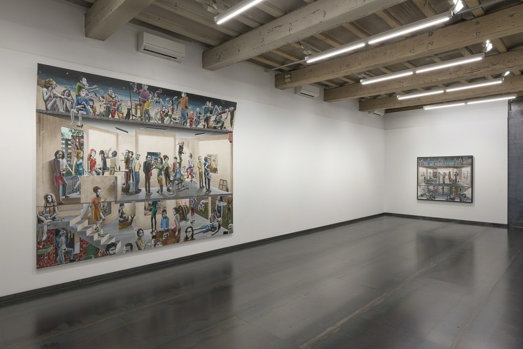 Exhibition view, Gino Rubert "The place to be or not to be", galeria SENDA, May 2019. Exhibition view, Gino Rubert "The place to be or not to be", galeria SENDA, May 2019.
