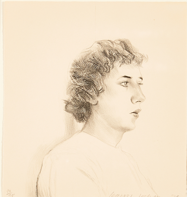 David Hockney, ‘Friends, Small Head of Gregory’, 1976, Rago/Wright