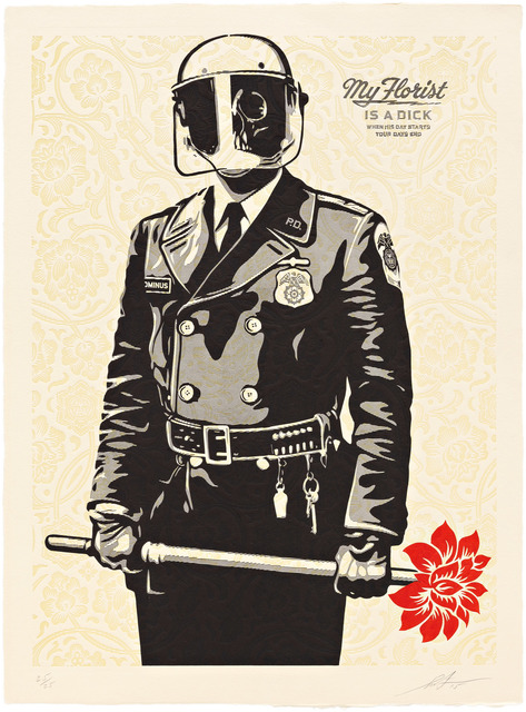 Shepard Fairey, ‘My Florist is a Dick’, 2015, Pace Prints