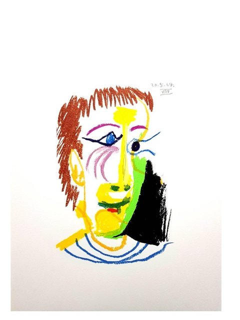 Pablo Picasso, ‘Lithograph "Le Goût de Bonheur I" after Pablo Picasso’, 1970, Galerie Philia