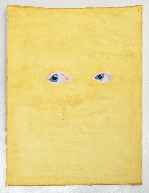 James Rielly, ‘Yellow eyes’, 2020, Painting, Watercolour on paper, Alzueta Gallery