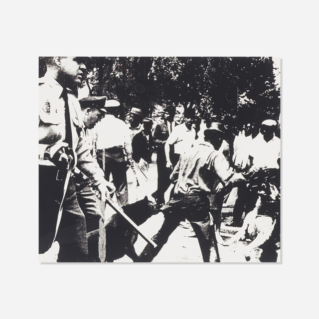 Andy Warhol, ‘Birmingham Race Riot (from the Ten Works X Ten Painters portfolio)’, 1964, Rago/Wright