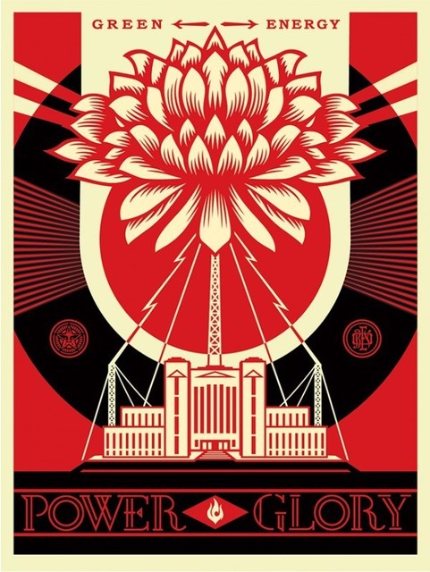 Shepard Fairey, ‘Green Power’, 2014, Black Book Gallery