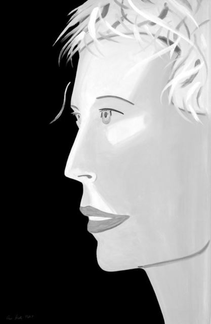 Alex Katz, ‘Coca Cola Girl (black and white)’, 2018, Print, Archival pigment print, Frank Fluegel Gallery