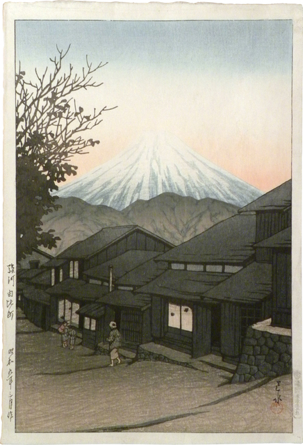 Kawase Hasui, ‘Selection of Views of the Tokaido: Yui, Suruga’, ca. 1934, Print, Woodblock print, Scholten Japanese Art