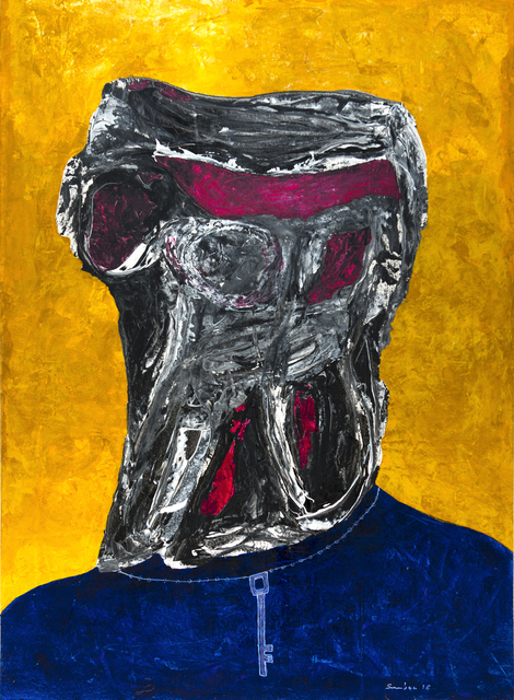 Sambou Diouf, ‘No title ’, 2018, Painting, Mixed media on canvas, OH GALLERY