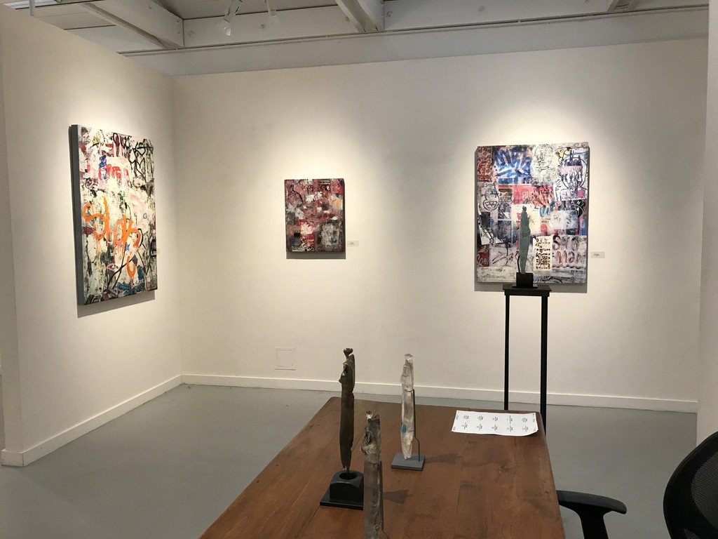 Claudia Marseille and Nancy Legge in Gallery Two Claudia Marseille and Nancy Legge in Gallery Two