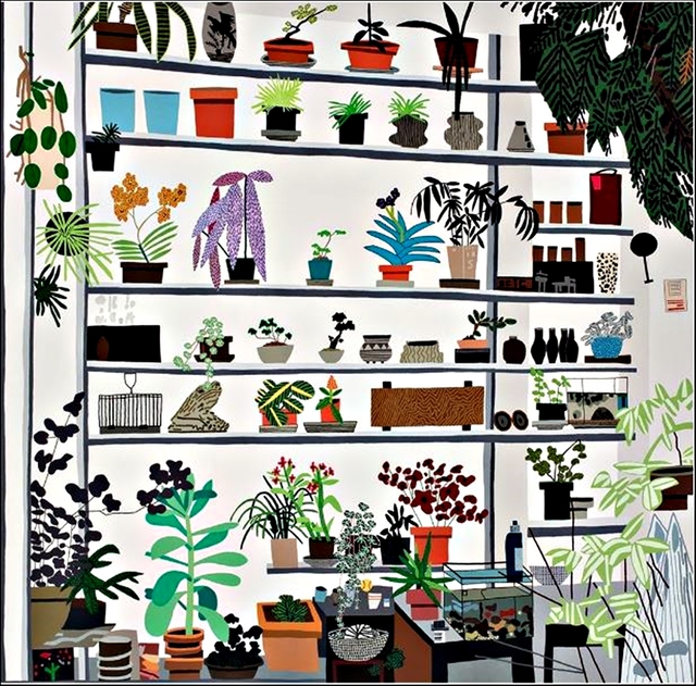 Jonas Wood, ‘Large Shelf Still Life’, 2017, Alpha 137 Gallery