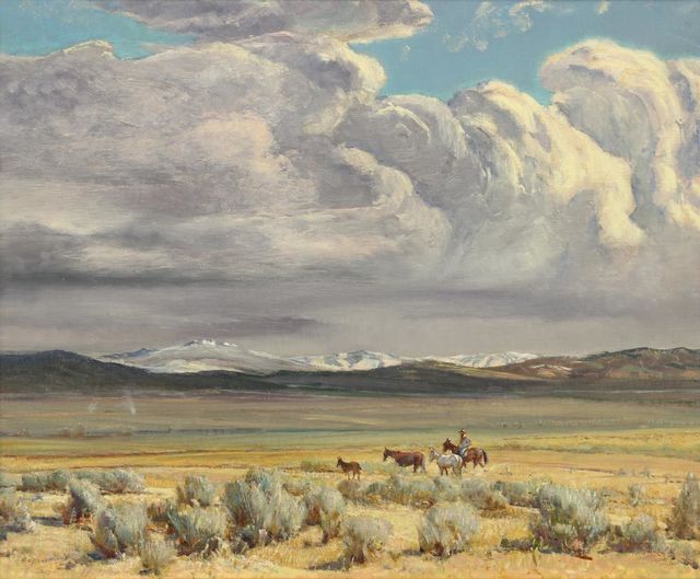 Oscar Berninghaus, ‘Truchas Peaks (Taos Valley) ’, 1949, Addison Rowe Gallery
