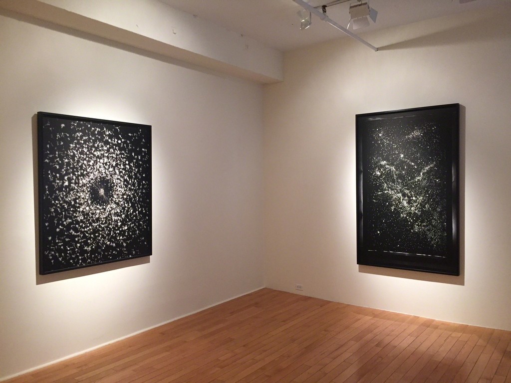 At left, Tether; at right, Night and Day; both inkjet prints, 2016. At left, Tether; at right, Night and Day; both inkjet prints, 2016.