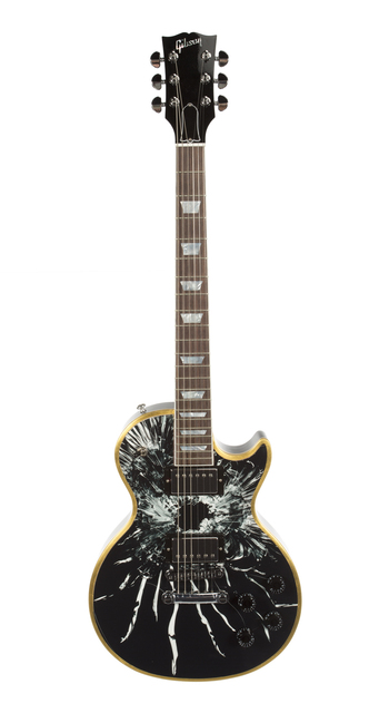 Robert Longo, ‘Les Paul Guitar with Artwork by Robert Longo’, Julien's Auctions