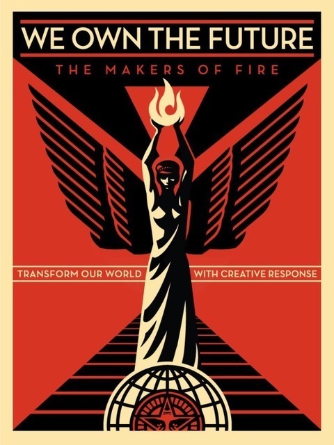 Shepard Fairey (OBEY), ‘We Own The Future’, 2013, Perry J. Cohen Foundation Benefit Auction