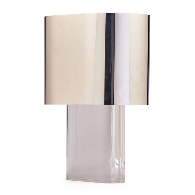 Karl Springer, ‘Oval Lucite Table Lamp, USA’, 1970s, Rago/Wright