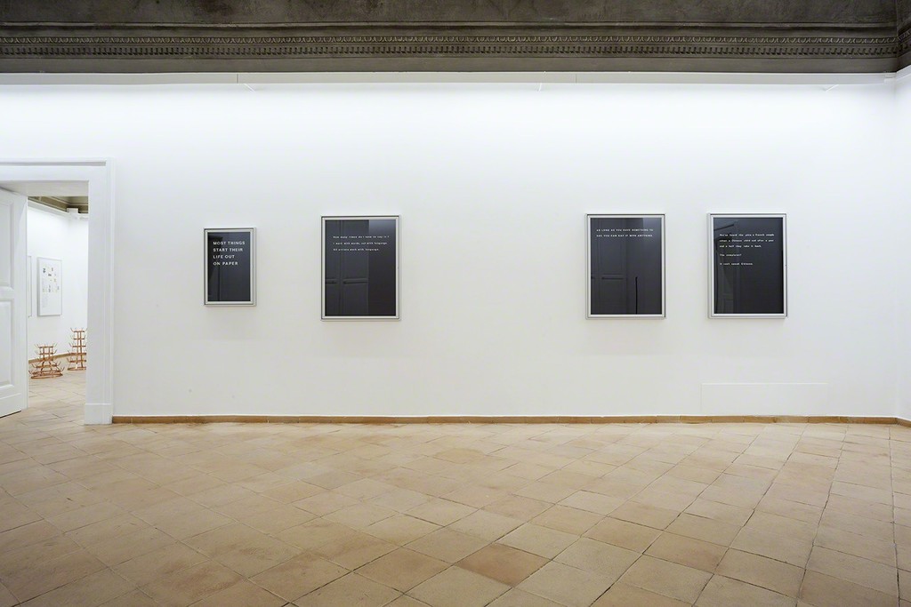 Bethan Huws, installation view Bethan Huws, installation view