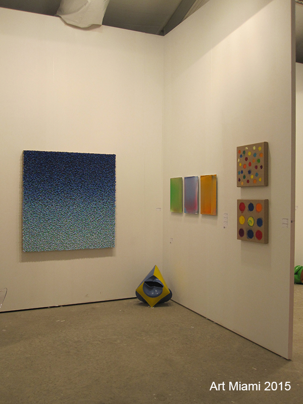 Booth view 2015: Galerie Renate Bender at Art Miami Art Fair Booth view 2015: Galerie Renate Bender at Art Miami Art Fair