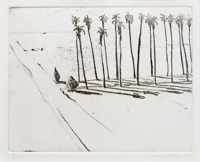 Wayne Thiebaud, ‘Palm Road’, 1985, Paul Thiebaud Gallery