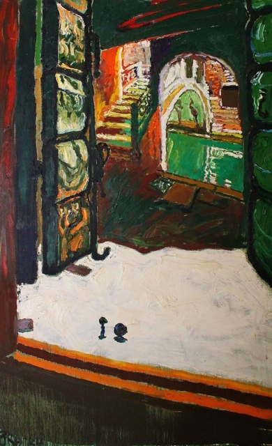 John Bratby, ‘Arches by Venice hotel and ingressant enclosed space’, Castlegate House Gallery