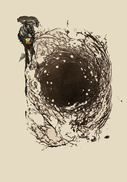 Frank David Valdés, ‘Nest’, 2019, Painting, Mixed media on paper, ArteMorfosis - Cuban Art Platform