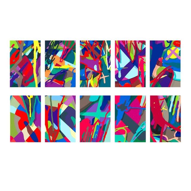 KAWS, ‘Tension (Portfolio)’, 2019, Print, Screen print on Saunders Waterford 425gm HP hi-white, Pop Fine Art