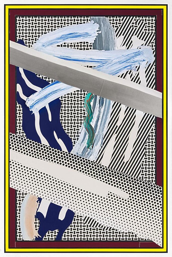 Roy Lichtenstein - Reflections on Expressionist Painting (Study)
