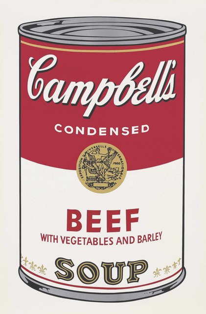 Andy Warhol, ‘Campbell's Soup I: Beef with Vegetables’, 1968, Print, From the portfolio of ten screenprints on paper, Coskun Fine Art