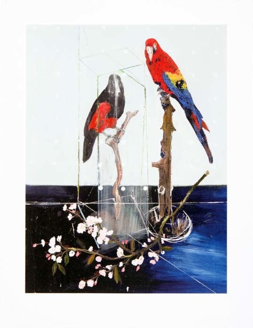 Damien Hirst, ‘Two Birds with Blossom’, 2012, Kenneth A. Friedman & Co.