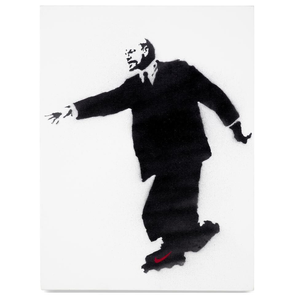 Banksy - Lenin on Rollerblades (Who Put the Revolution on Ice?)