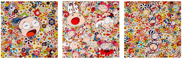Takashi Murakami, ‘New Day (framed set of 3)’, 2011, EHC Fine Art