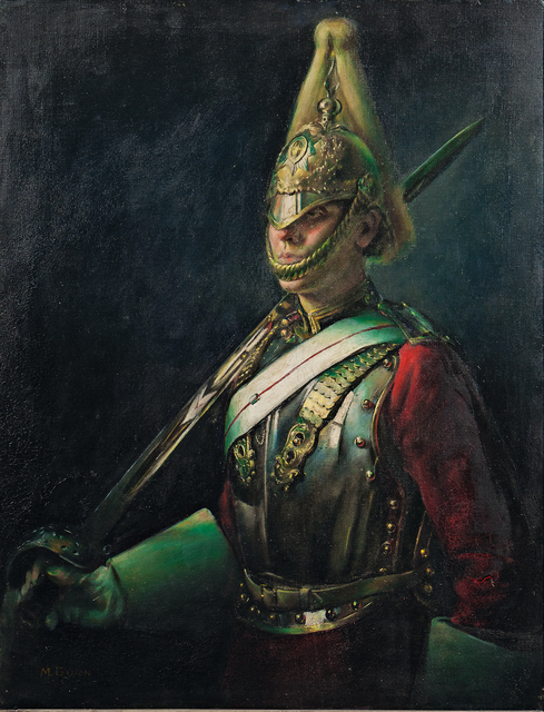 Molly Guion, ‘Trooper, The Life Guards’, Painting, Oil on canvas, framed., Skinner