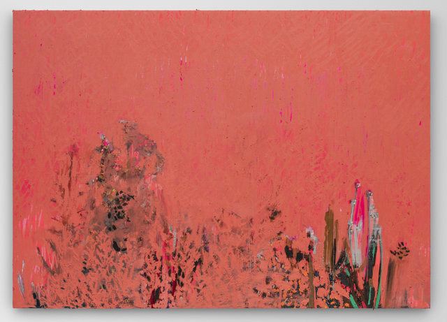 Whitney Bedford, ‘An Unmade Garden’, 2018, Painting, Ink and oil on canvas on panel, Carrie Secrist Gallery