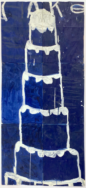 Gary Komarin, ‘Cake Creme on Blue’, 2017, Elins Eagles-Smith Gallery