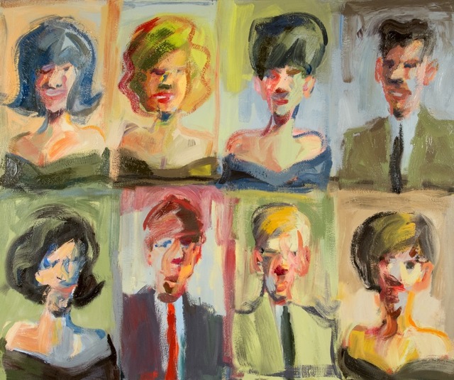 Marshall Crossman, ‘Class Photo Series #144’, 2013, Painting, Oil on canvas, Julie Nester Gallery