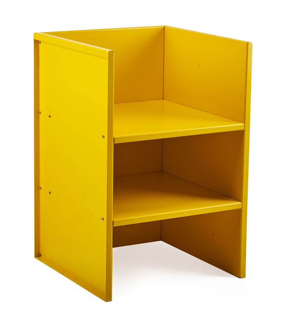 Donald Judd, ‘Armchair #47 (yellow)’, 1984, Design/Decorative Art, Painted aluminum (with original box), Rago/Wright