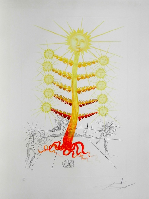 Salvador Dalí, ‘Flora Dalinae Sun’, 1968, Print, Etching, Fine Art Acquisitions Dali