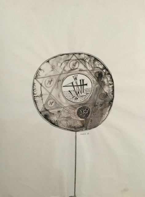 Ibrahim El-Salahi, ‘Allah in Solomon's Seal’, 1969, Vigo Gallery