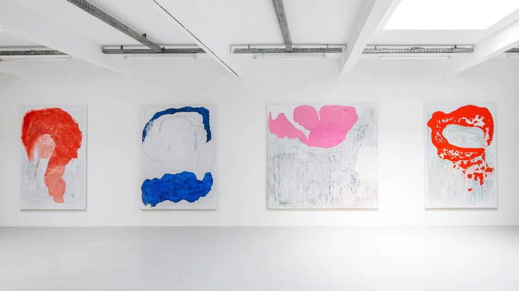 Gonn Mosny, Ausstellungsansicht, Kunstraum Innsbruck, 2017. v.l.n.r.: Gonn Mosny, LW 211, 200 cm x 130 cm, 2016 LW 214, 200 cm x 150 cm, 2016 LW 237 200 cm x 216 cm, 2017 LW 226, 200 cm x 140 cm, 2017 courtesy by the artist and Volker Diehl Gallery. Foto: Verena Nagl Gonn Mosny, Ausstellungsansicht, Kunstraum Innsbruck, 2017. v.l.n.r.: Gonn Mosny, LW 211, 200 cm x 130 cm, 2016 LW 214, 200 cm x 150 cm, 2016 LW 237 200 cm x 216 cm, 2017 LW 226, 200 cm x 140 cm, 2017 courtesy by the artist and Volker Diehl Gallery. Foto: Verena Nagl