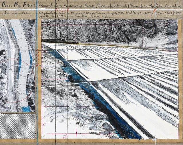 Christo Over The River Project For The Arkansas River State Of Colorado 07 Artsy