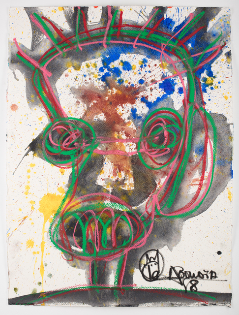 Aboudia, ‘Portraits des Nouchis’, 2019, Jack Bell Gallery
