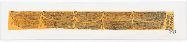Jose Nunez, ‘Untitled (10 Pajaros)’, 2017, Painting, Marker and acrylic on canvas, Creativity Explored