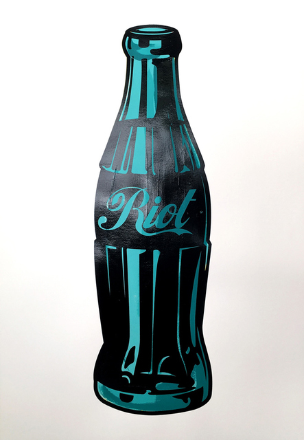 D*Face, ‘Riot Bottle HPM’, 2018, StolenSpace Gallery