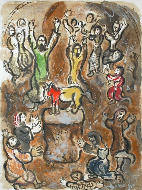 Marc Chagall, ‘The Adoration of the Golden Calf’, 1966, Georgetown Frame Shoppe