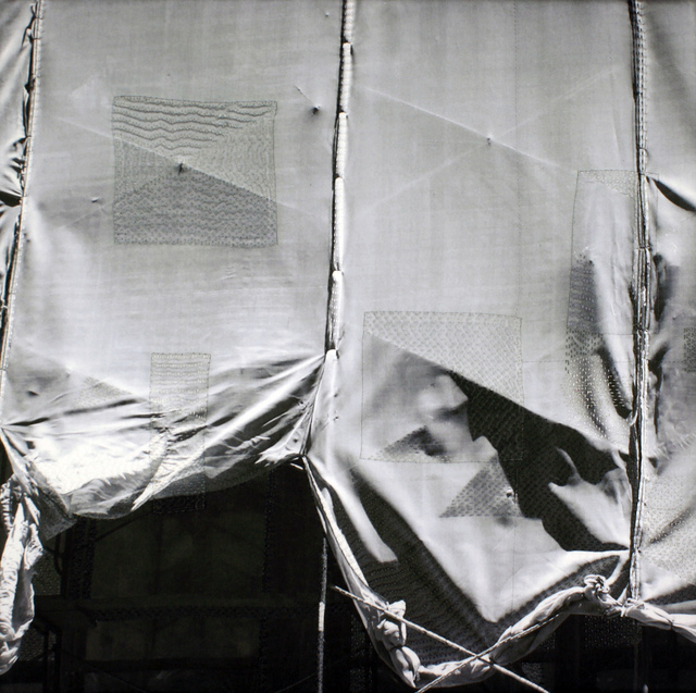 Luanne Rimel, ‘Reveal / St. Louis, MO’, 2018, Photography, Photograph, digitally printed on cotton, pieced, hand-stitched, Duane Reed Gallery
