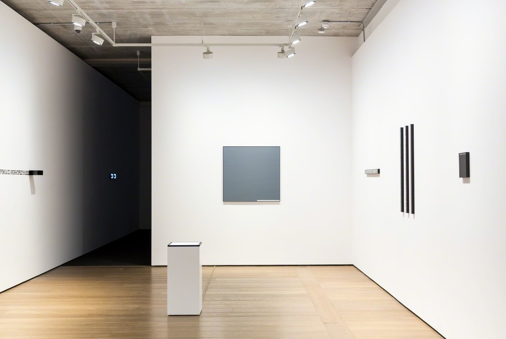 Ryoji Ikeda
Views of the exhibition π, e, ø
Almine Rech Gallery, Grosvenor Hill, London Courtesy of the artist and Almine Rech Gallery Photo: Melissa Castro Duarte Ryoji Ikeda
Views of the exhibition π, e, ø
Almine Rech Gallery, Grosvenor Hill, London Courtesy of the artist and Almine Rech Gallery Photo: Melissa Castro Duarte